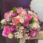 The Bride'S Flower - Purple & Pink & Flamingo